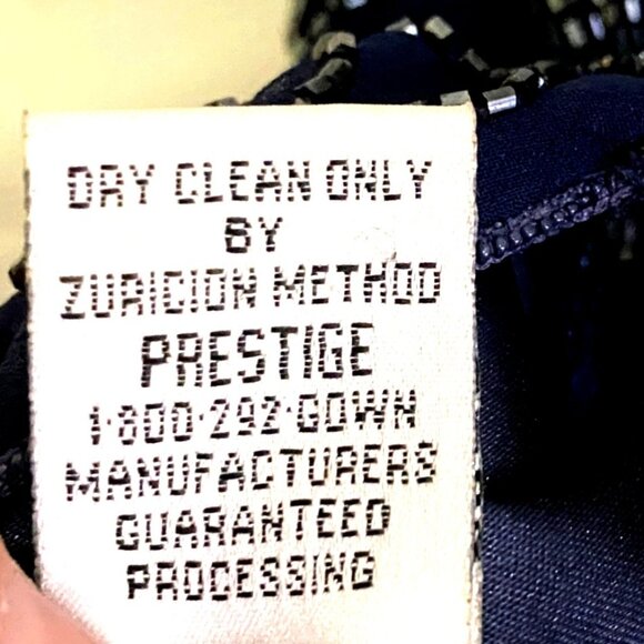 Sean Collection Navy Cutout Beaded Silk Gown Fully Lined Formal Evening Dress XS - Picture 12 of 12